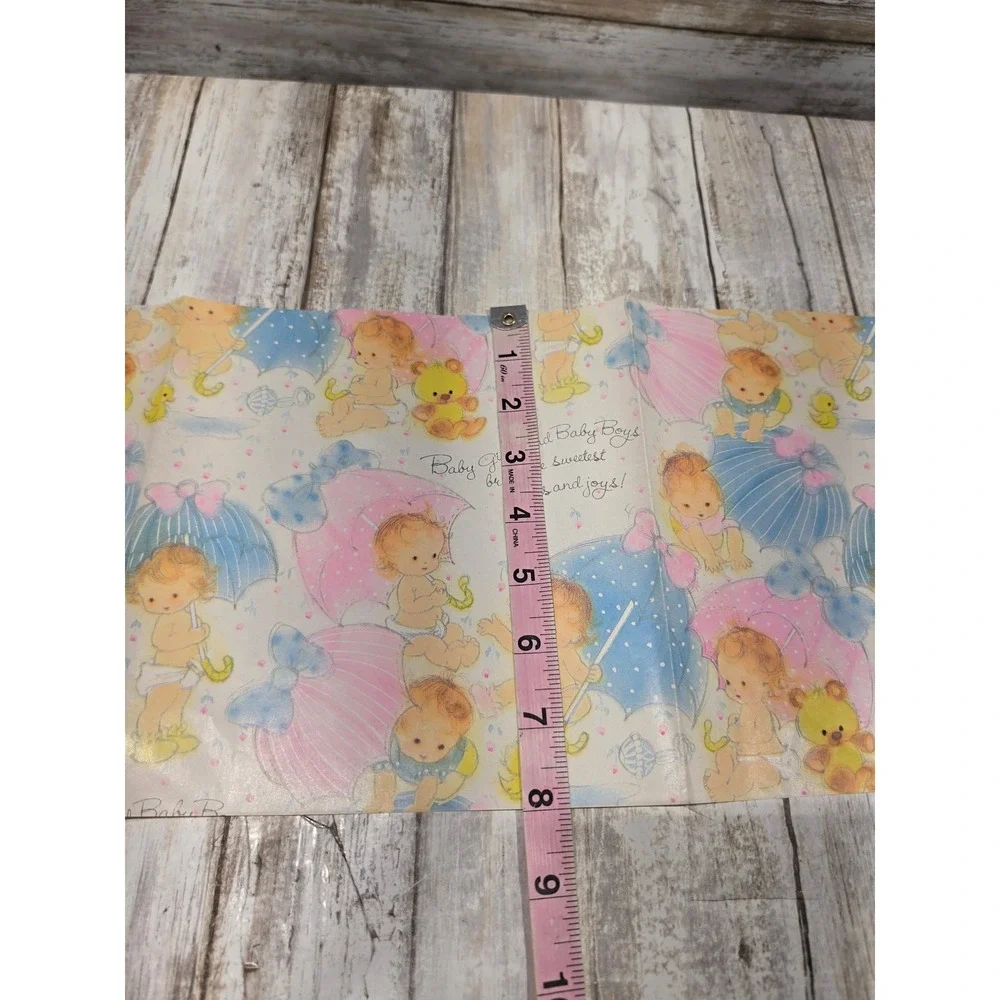 Vintage Gift Wrap Lot Hy-Sil Norcross Santa Floral Baby Football Retro Paper